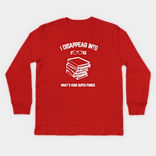 Book Lover Kids Long Sleeve T-Shirt